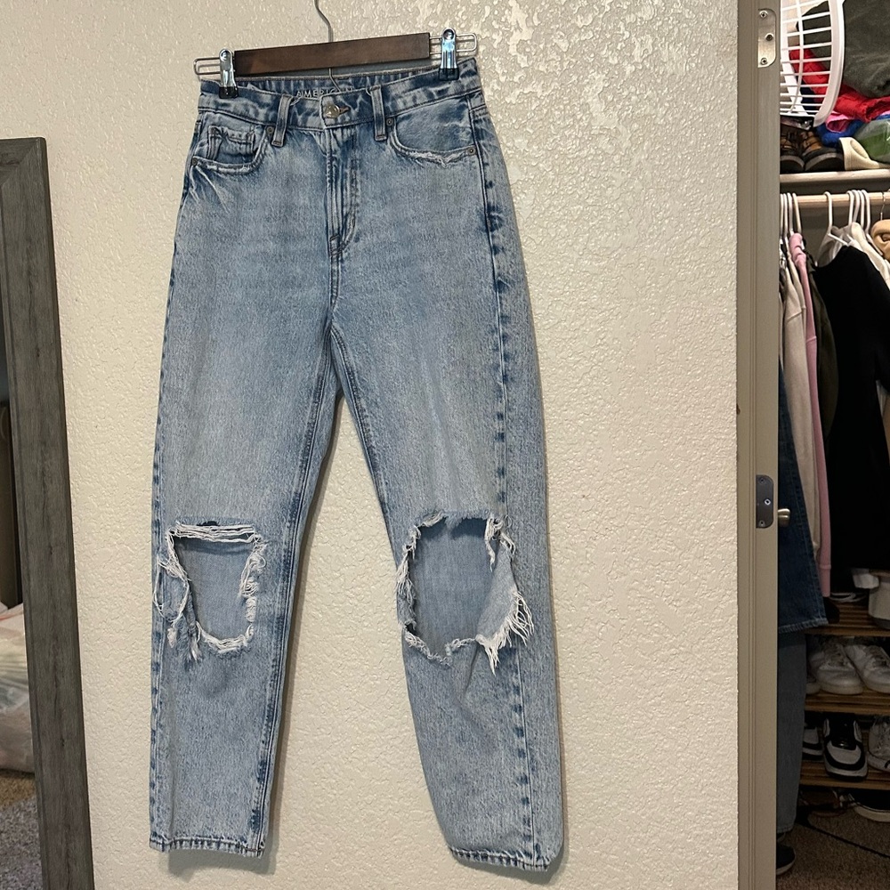 Size 2 American Eagle  Distressed Jeans